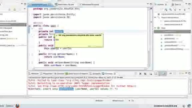 Hibernate Tutorial 04 hbm2ddl Configuration and Name Annot смотреть онлайн
