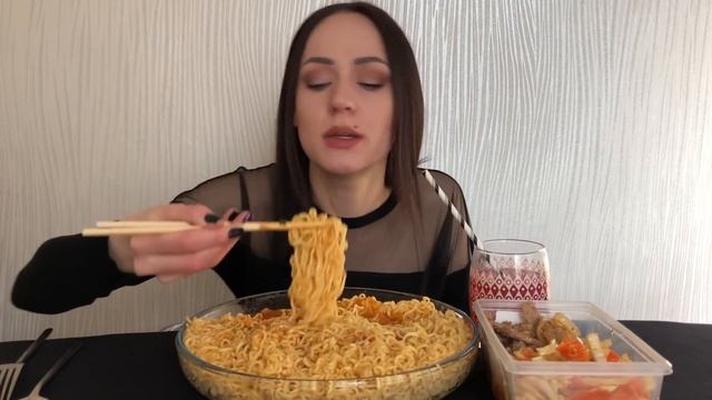 MUKBANG | Сырная лапша | Cheese noodles | Подарочек от подписчицы | Болталка не ASMR смотреть онлайн