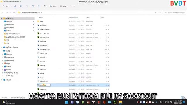 HOW TO CREATE SHORTCUT ICON RUN PYTHON FILE | CÁCH TẠO LÕI TẮT CHẠY FILE PYTHON TỪ DESKTOP. смотреть онлайн
