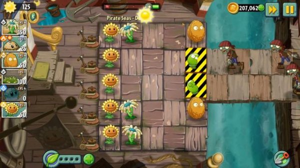 Прохождение Растения против зомби 2, Пиратские моря, 16-й день