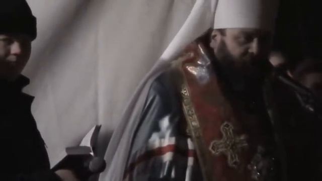 Нічна молитва на луцькому Євромайдані