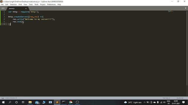 how to create a simple Node server(EASY!!!) смотреть онлайн