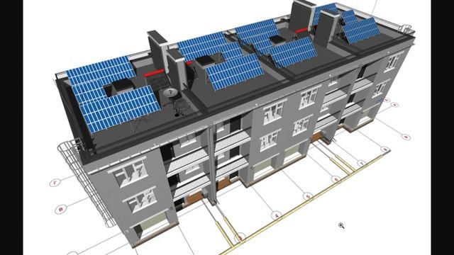 Проект трехэтажного таунхауса на 4 семьи смотреть онлайн