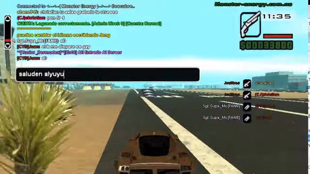 Server Samp 0.3x Monster Energy Freeroam смотреть онлайн