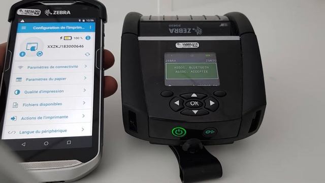 Zebra ZQ620 - Android Printer Setup Uitlity смотреть онлайн