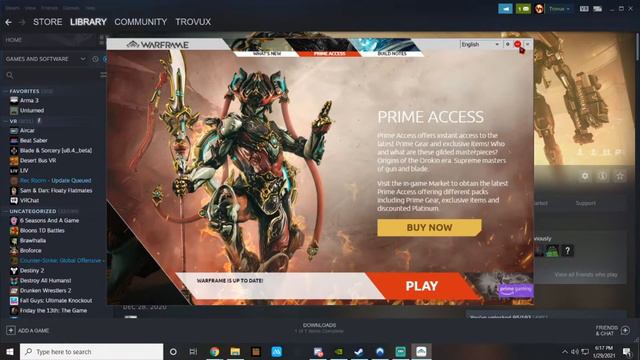 Black Screen on Start up FIX!! (Warframe) смотреть онлайн