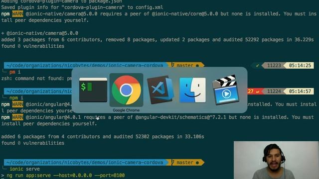 Usando la cámara con Ionic/Angular/Cordova смотреть онлайн
