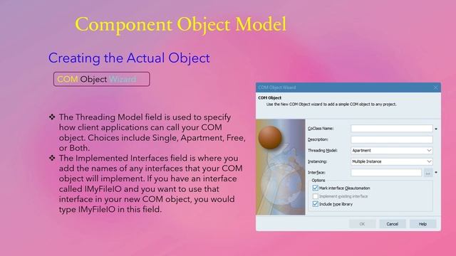 COM | Component Object Model | Delphi Basic | ActiveX смотреть онлайн