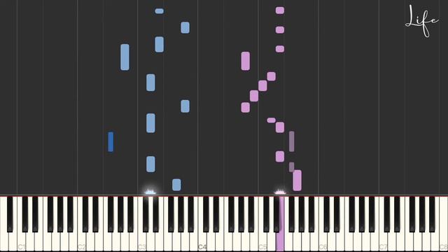 Life (Piano Tutorial) - Ludovico Einaudi смотреть онлайн