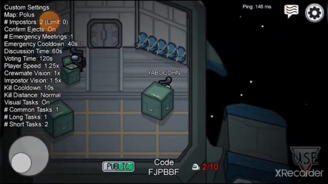 Just a quick game of among us (among us unlocked all skins hats and pets are in the description) смотреть онлайн