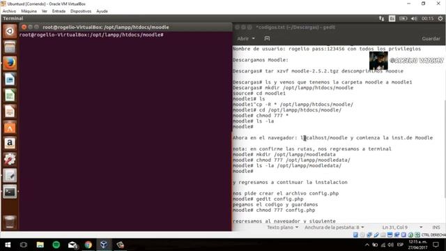 Como Instalar Moodle con Xampp en Ubuntu Linux смотреть онлайн