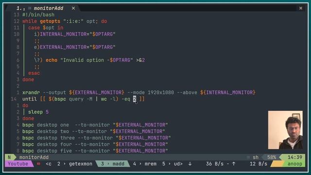 Managing Dual Monitors in BSPWM | multimonitor support in bspwm using bash scripts & Udev смотреть онлайн