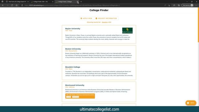 Worldwide College Search Widget & Free Forms - WordPress Installation смотреть онлайн