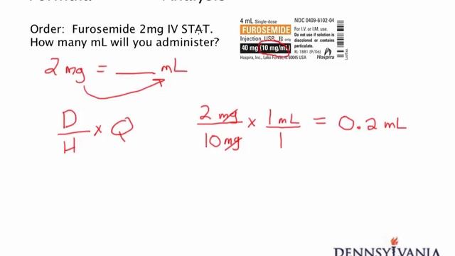 Dose Conversion #1 - mg to mL Using Label смотреть онлайн