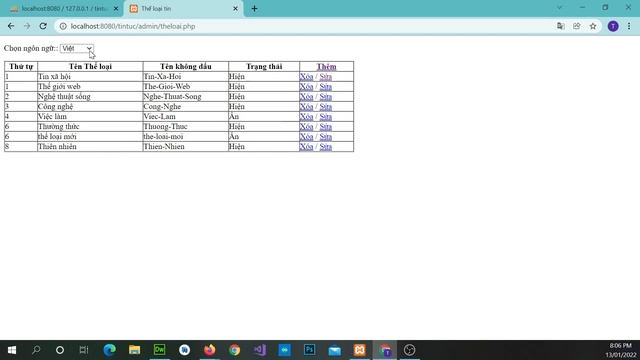 PHP#18MySQL#14 - Thêm, Xóa, Sửa, Lọc theo ngôn ngữ, lọc theo thể loại, loại смотреть онлайн