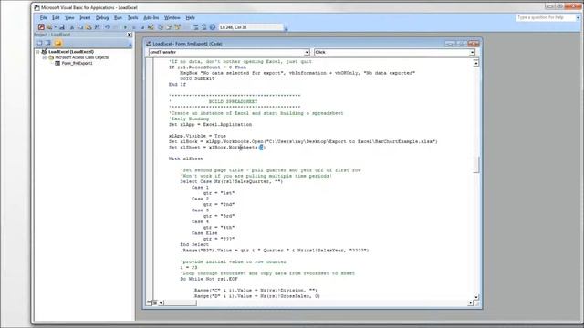 Exporting Data from Access to Excel Part 9: Easy Graphing смотреть онлайн