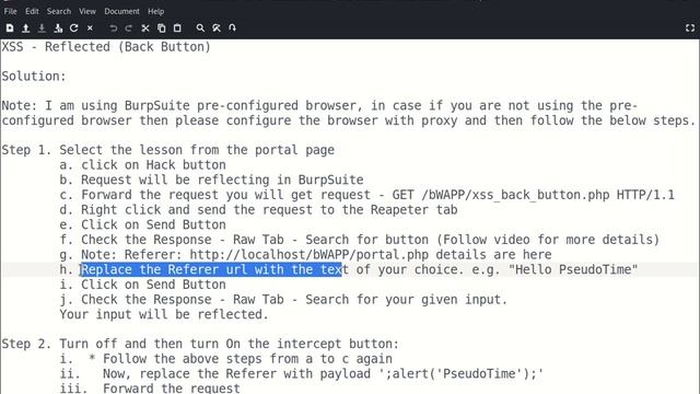 XSS Reflected Back Button Low Security Level смотреть онлайн