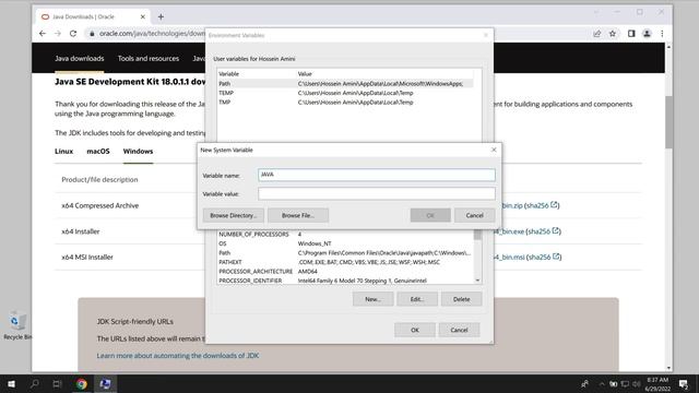 3- Installing JDK and IntelliJ IDEA on Windows (With declaring JAVA_HOME) смотреть онлайн