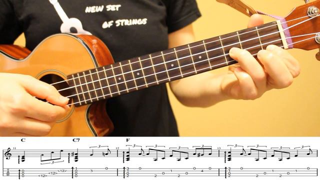 In The Still Of The Night (The Five Satins) - Ukulele Chord Melody (Fingerstyle) Tutorial смотреть онлайн