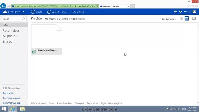 8-5: Open a File Using Office Online (the FREE Office Version) смотреть онлайн