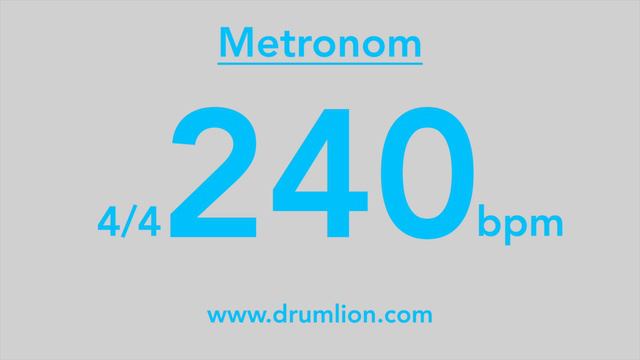 240 bpm - 4/4 | DRUMLION смотреть онлайн