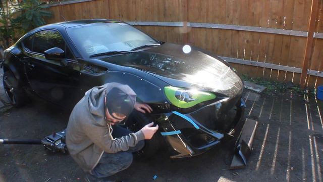 BRZ Resurrection Pt 12 - Rocket Bunny Widebody Install pt 2 смотреть онлайн