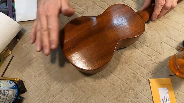 KOA UKULELE CRACK REPAIR Part 2 by JONAH GUITAR смотреть онлайн