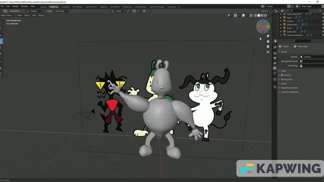 Sasha the dog boy in Blender смотреть онлайн