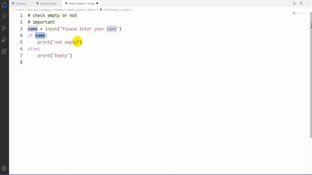 CHECK EMPTY OR NOT : PYTHON TUTORIAL 19 #tiktokgirls #trending смотреть онлайн