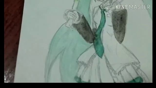 Рисую Хатсуне Мику!!! смотреть онлайн