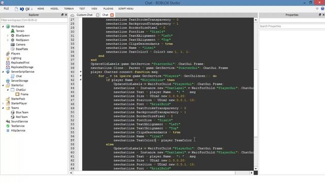 ROBLOX Tutorial - Custom Chat смотреть онлайн