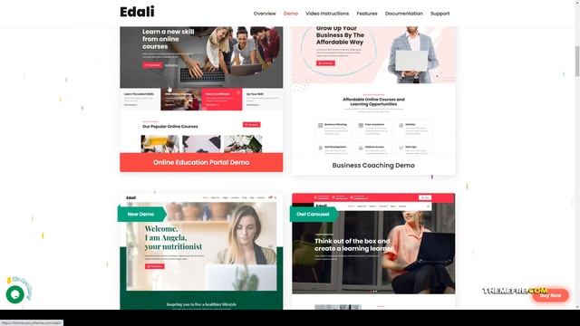 Edali - Elementor Online Courses and Coaching Education Theme training virtual training Beni смотреть онлайн