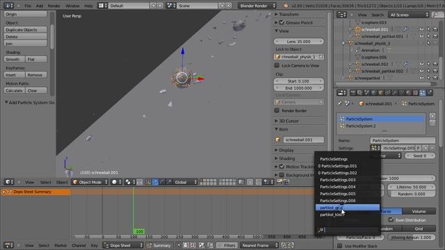 Blender-Tutorial - Animierte Schneekugeln (1/2) смотреть онлайн