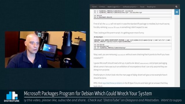 Microsoft Packages Program for Debian Which Could Wreck Your System смотреть онлайн