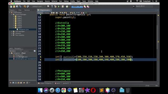 Gráficos en Java - Parte 7 Polígonos смотреть онлайн