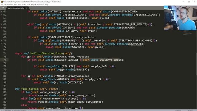 Defeating Hard AI - Python AI in StarCraft II tutorial p.6 смотреть онлайн