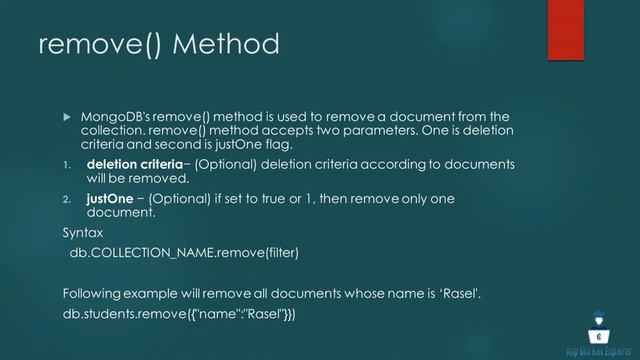 MongoDB Delete Document | Remove, DeleteOne and DeleteMany Methods | CRUD Operation | Asp.Net Core смотреть онлайн