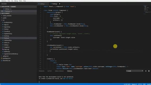 React JS In Urdu ~ Forms (Part 3 of 9) смотреть онлайн