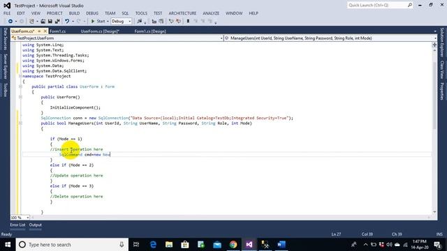 Understanding Stored procedure and implementing the stored procedure in c# windows form смотреть онлайн