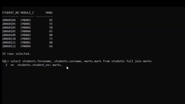 SQL FULL OUTER JOIN | Joins in SQL | SQL tutorial for beginners смотреть онлайн