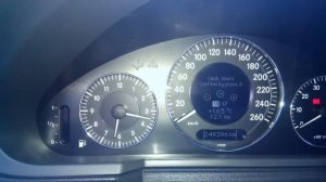 Как перевести часы на Мерседесе  w211