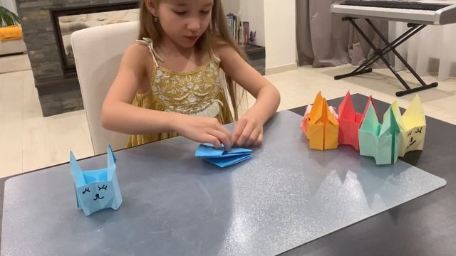 Оригами от Элли - коробочка зайчик смотреть онлайн