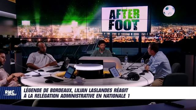 La réaction de Laslandes à la relégation de Bordeaux en N1 смотреть онлайн