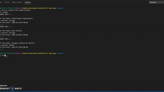 Liri Node Bot смотреть онлайн