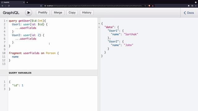13 GraphQL pass variables смотреть онлайн