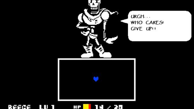 undertale part 7-papyrus battle! смотреть онлайн