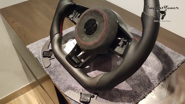 Golf GTI TCR Carbon Fiber Steering wheel - Volante fibra carbono Golf GTI TCR смотреть онлайн