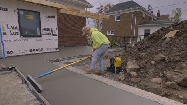 How to Apply a Broom Finish to Concrete смотреть онлайн