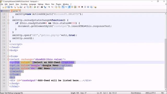 PHP 24 AJAX RSS READER IN HINDI смотреть онлайн