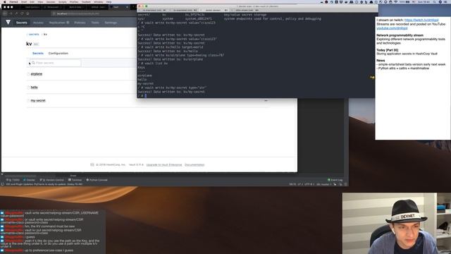 Securing application secrets with HashiCorp Vault – Network programmability stream 31 смотреть онлайн